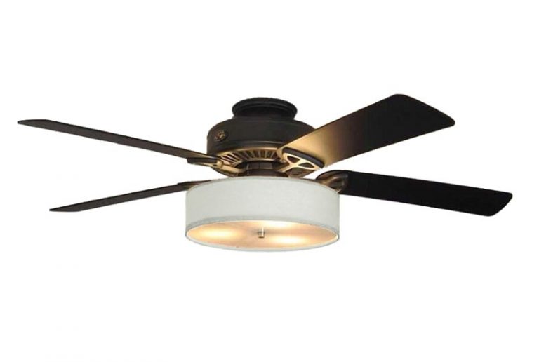 Attaching Linen Drum Shade for Ceiling Fans S.T. Lighting LLC.