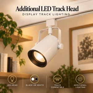 Additional LED Track Head for Display Track Lighting